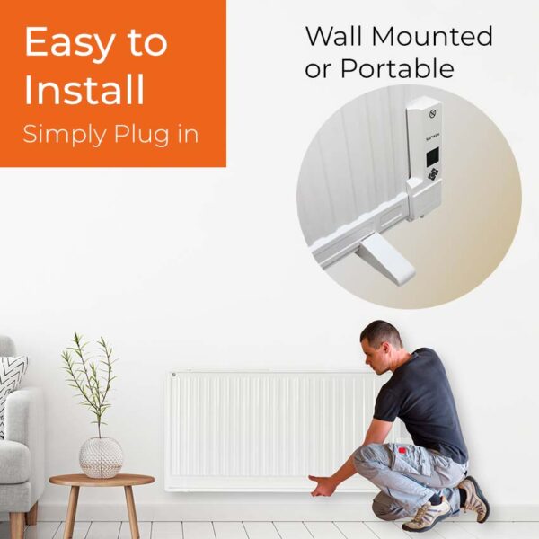 SolAire Celsius WiFi Oil Filled Electric Radiator + Timer, Voice Control. Portable / Wall Mounted Modern, Stylish Heating Products For Sale. Great Deals Buy Online From Richmond Radiators UK Shop 11