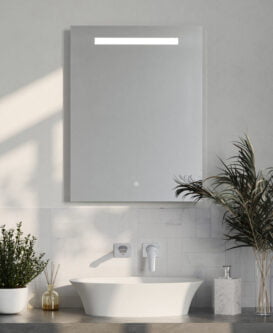 Reflections Islay Bathroom LED Mirror With Demister, Shaver Socket ...