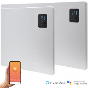 SolAire Caldo WiFi Electric Panel Heater, Thermostat, Timer, Wall Mounted Modern, Stylish Heating Products For Sale. Great Deals Buy Online From Richmond Radiators UK Shop
