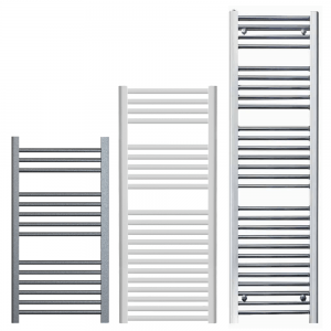 Bellerby Straight Heated Towel Rail For Central Heating Modern, Stylish Heating Products For Sale. Great Deals Buy Online From Richmond Radiators UK Shop