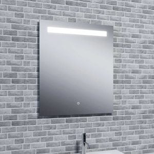 Reflections Islay, Modern Bathroom LED Mirror With Demister, Shaver Socket