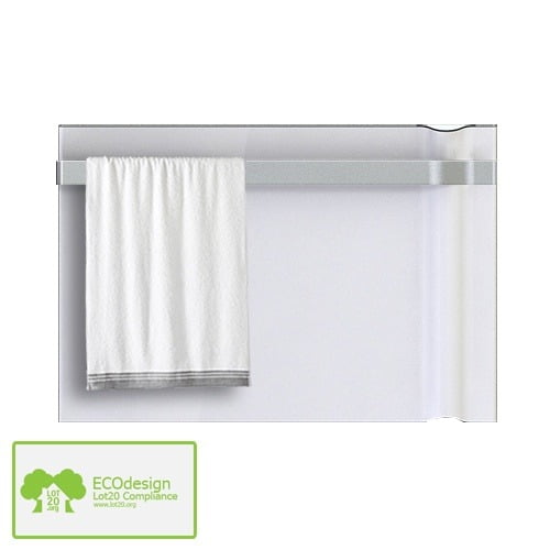 Radialight Klima, Radiant Heater / Electric Wall Mounted Panel Radiator Bathroom Safe with Towel Rail