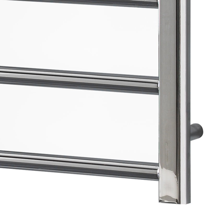 Details about   950 x 500mm Heated Towel Rail Dual Fuel Thermostatic Chrome Flat Panel 9 Rail 