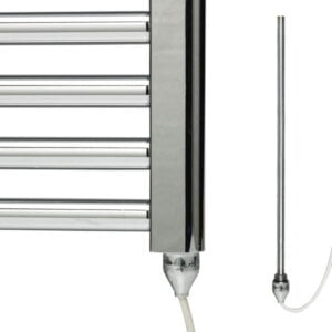 Chrome Electric Heating Element For Heated Towel Rails, 1/2″ BSP, IPX6 / Zone 1 Modern, Stylish Heating Products For Sale. Great Deals Buy Online From Richmond Radiators UK Shop