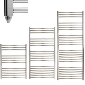 Barden Stainless Steel CP Electric Heated Towel Rail, Prefilled Modern, Stylish Heating Products For Sale. Great Deals Buy Online From Richmond Radiators UK Shop