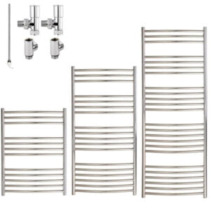 Barden Stainless Steel Dual Fuel Heated Towel Rail Modern, Stylish Heating Products For Sale. Great Deals Buy Online From Richmond Radiators UK Shop