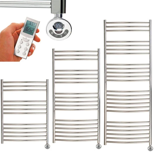 Barden Stainless Steel Thermostatic Electric Towel Radiator With